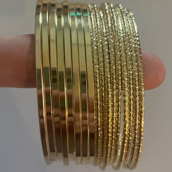 Jewelry - Brass Gold Bangle Set